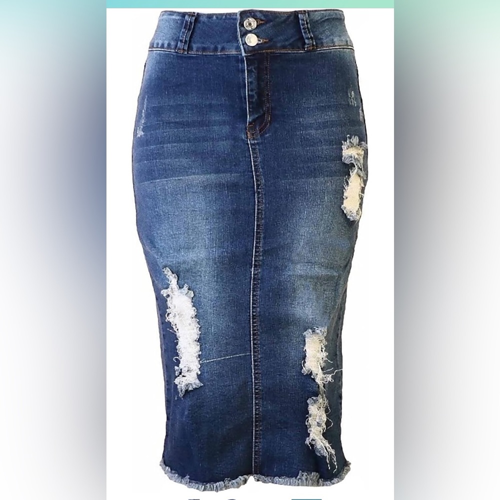 Denim skirt